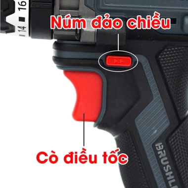 Máy khoan pin WORKFIX WF-ID160AK Anti‑kickback 160Nm, 13mm, Không chổi than, Khoá trục – 1,44 tr