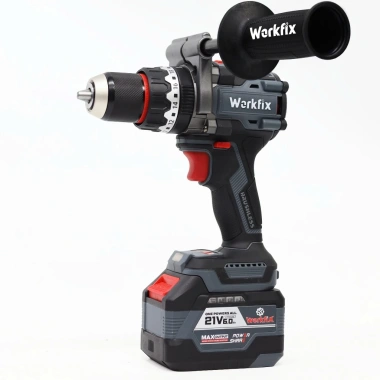 Máy khoan pin WORKFIX WF-ID160AK Anti‑kickback 160Nm, 13mm, Không chổi than, Khoá trục – 1,44 tr