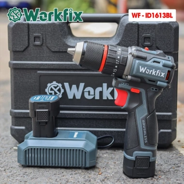Máy khoan Workfix WF-ID1.613BL - Lực siết 70N.m, 3 chức năng, đầu cặp 13mm, không chổi than - Giá ưu đãi 1.119.000₫ 6 Máy khoan Workfix WF-ID1.613BL - Lực siết 70N.m, 3 chức năng, đầu cặp 13mm, không chổi than - Giá ưu đãi 1.119.000₫ 6