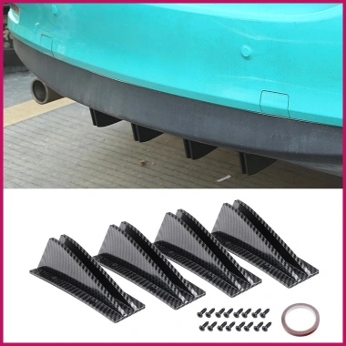Máy khuếch tán cản sau 4 chiếc vây cá mập ô tô - Bảo vệ cản sau mạnh mẽ pomervn 9 Máy khuếch tán cản sau 4 chiếc vây cá mập ô tô - Bảo vệ cản sau mạnh mẽ pomervn 9