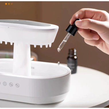 Máy khuếch tán tinh dầu phun sương phòng ngủ, tạo ẩm, âm thanh mưa Đà Lạt - Giá chỉ 577.220₫ 7