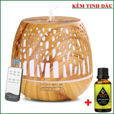 Máy khuếch tán tinh dầu Sang-Xịn-Mịn – Điều khiển từ xa, dung tích lớn, phun sương siêu âm – 353.444₫ 10