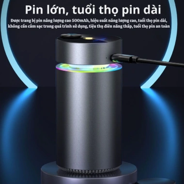 Máy khuếch tán tinh dầu tự động ô tô, phun sương khử mùi, đèn LED - 699k