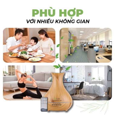 Máy Khuếch Tán Tinh Dầu Tulip Cao Cấp Remote và Tặng 10ml Dầu Sả Giá ưu đãi 220.000 VND 5