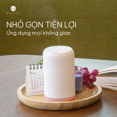 Máy Khuếch Tán Tinh Dầu U ULTTY Aroma - Nhỏ Gọn, 3 Mức Hương, Đèn LED Thư Giãn, 1.5 Triệu 2