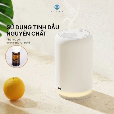 Máy Khuếch Tán Tinh Dầu U ULTTY Aroma - Nhỏ Gọn, 3 Mức Hương, Đèn LED Thư Giãn, 1.5 Triệu 3