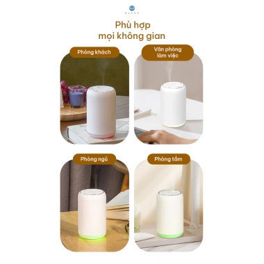 Máy Khuếch Tán Tinh Dầu U ULTTY Aroma - Nhỏ Gọn, 3 Mức Hương, Đèn LED Thư Giãn, 1.5 Triệu 8