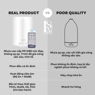 Máy khuếch tán xông tinh dầu Aroma Curve 300ml Siêu âm - giảm giá 355.000₫ 3