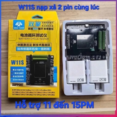 Máy Kiểm Tra Chu Kỳ Pin OSS W11S - Hỗ Trợ 8-16 Pro Max, Khôi Phục Dung Lượng Pin, Giá 972.600 VND