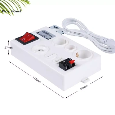 Máy kiểm tra đèn LED DIAPER & CORED đa năng E27 B22 E14 GU10 G4-G9, đo điện áp & dòng YTH - giảm giá 202.620 4