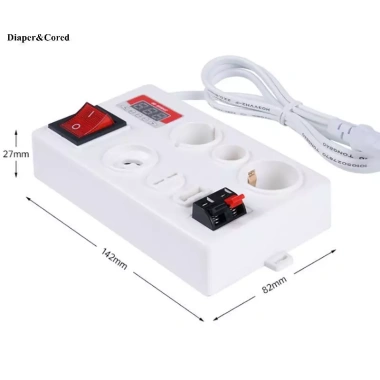 Máy kiểm tra đèn LED DIAPER & CORED đa năng E27 B22 E14 GU10 G4-G9, đo điện áp & dòng YTH - giảm giá 202.620 5