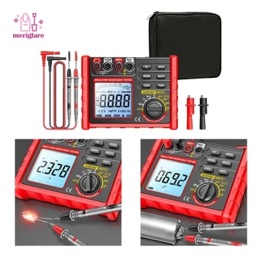 Máy kiểm tra điện trở cách điện độ chính xác cao, kỹ thuật số LCD, tự động