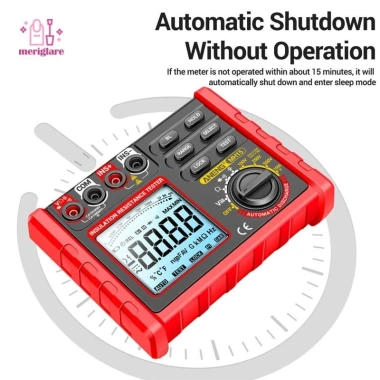 Máy kiểm tra điện trở cách điện độ chính xác cao, kỹ thuật số LCD, tự động 5 Máy kiểm tra điện trở cách điện độ chính xác cao, kỹ thuật số LCD, tự động 5