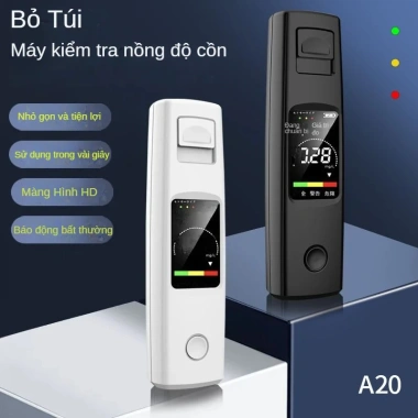 Máy Kiểm Tra Nồng Độ Cồn A20 Cầm Tay Di Động, Không Tiếp Xúc, Độ Chính Xác Cao
