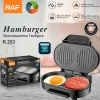Máy làm bánh hamburger, nướng bít tết, ốp trứng RAF 1.000W - Giá chỉ 390.000đ 2
