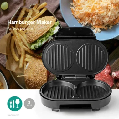 Máy làm bánh hamburger, nướng bít tết, ốp trứng RAF 1.000W - Giá chỉ 390.000đ