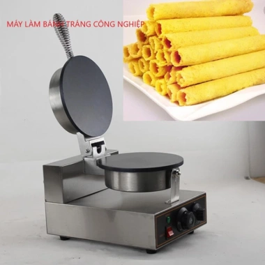 Máy làm bánh quế cuộn công nghiệp 1.300W, nhiệt độ 50-300°C, làm nóng nhanh 10 Máy làm bánh quế cuộn công nghiệp 1.300W, nhiệt độ 50-300°C, làm nóng nhanh 10