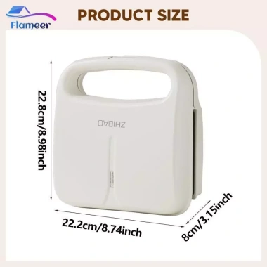 Máy làm bánh sandwich waffle đa năng, chống dính, cho bữa sáng - 496.100₫ 2