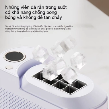 Máy làm đá di động - Bàn gia đình, xe hơi, cắm trại, văn phòng, ký túc xá 2