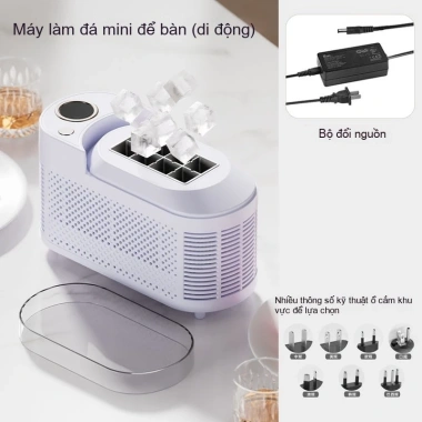 Máy làm đá di động - Bàn gia đình, xe hơi, cắm trại, văn phòng, ký túc xá 11