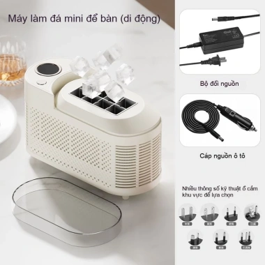 Máy làm đá di động - Bàn gia đình, xe hơi, cắm trại, văn phòng, ký túc xá 12