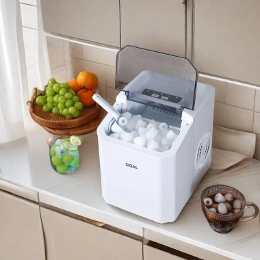 Máy làm đá mini tự động công suất lớn, phù hợp gia đình, ký túc, cắm trại, làm lạnh nhanh 3 Máy làm đá mini tự động công suất lớn, phù hợp gia đình, ký túc, cắm trại, làm lạnh nhanh 3
