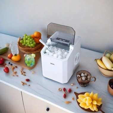 Máy làm đá mini tự động công suất lớn, phù hợp gia đình, ký túc, cắm trại, làm lạnh nhanh 4 Máy làm đá mini tự động công suất lớn, phù hợp gia đình, ký túc, cắm trại, làm lạnh nhanh 4