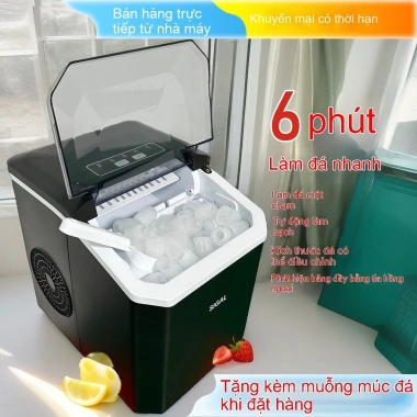 Máy làm đá mini tự động Siegel – Đá tròn cho gia đình, ký túc xá – Giá ưu đãi 2.223.200₫ 8 Máy làm đá mini tự động Siegel – Đá tròn cho gia đình, ký túc xá – Giá ưu đãi 2.223.200₫ 8