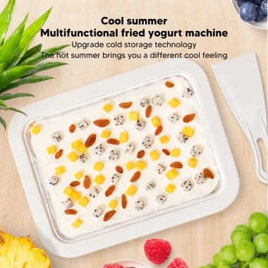 Máy làm kem cuộn mini thép không gỉ DIY tại nhà – Giá 88.000đ, nhanh chóng