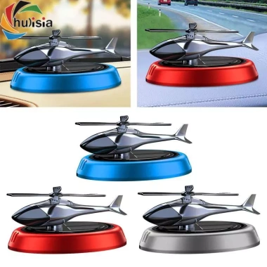 Máy làm mát ô tô kiểu máy bay trực thăng, năng lượng mặt trời, trang trí bàn làm việc, chắc chắn 6