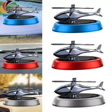 Máy làm mát ô tô kiểu máy bay trực thăng, năng lượng mặt trời, trang trí bàn làm việc, chắc chắn 9