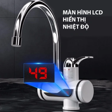 Máy Làm Nóng Nước Trực Tiếp kèm Đầu CB Chống Giật với An Toàn, Giá 235.900đ