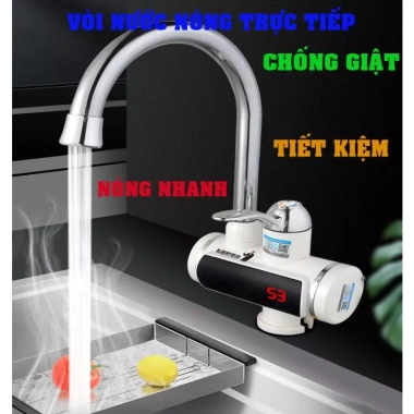 Máy Làm Nóng Nước Trực Tiếp kèm Đầu CB Chống Giật với An Toàn, Giá 235.900đ