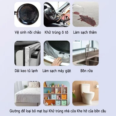 Máy làm sạch hơi nước 3.800W 220V - Dùng cho điều hòa, bếp, xe hơi, giảm còn 800k, bảo hành 24 tháng