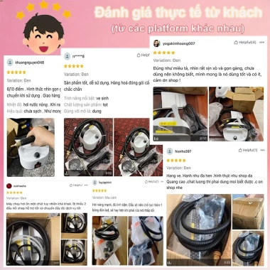 Máy làm sạch hơi nước 3.800W 220V - Dùng cho điều hòa, bếp, xe hơi, giảm còn 800k, bảo hành 24 tháng