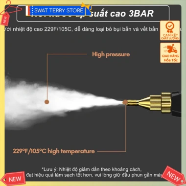 Máy làm sạch hơi nước áp suất cao 2.500W ST-2h - Giá ưu đãi 2,7 triệu 4