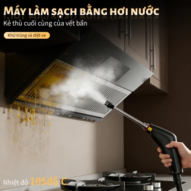 Máy làm sạch hơi nước áp suất cao Pzz Mỹ 220V di động ô tô, bếp, điều hòa 898.000₫ 2