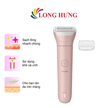 Máy làm sạch lông Philips Lady Shaver Series 6.000 BRL128/10 - Giá 1.190.000đ, công nghệ siêu mượt, an toàn cho da nữ