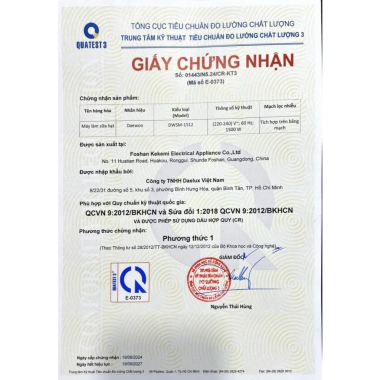 Máy làm sữa hạt Daewoo DWSM-1.512 1.2L - Xay nấu đa năng, tặng 50 công thức, BH 2 năm