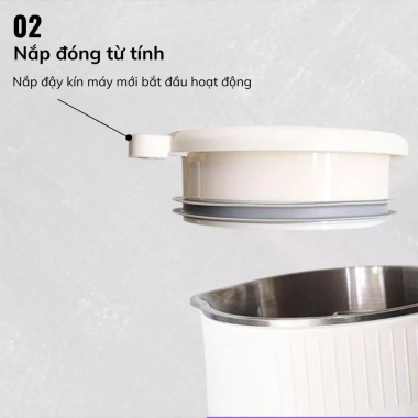 Máy làm sữa hạt Daewoo DWSM-1.512 1.2L - Xay nấu đa năng, tặng 50 công thức, BH 2 năm