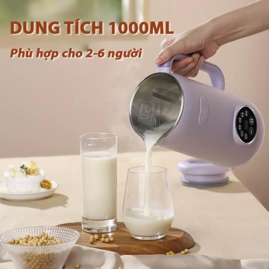Máy Làm Sữa Hạt Sharp KS-162 Nắp Inox 1L, Bảo Hành 12 Tháng, Giá 729.000