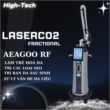 Máy Laser CO2 Fractional AEAGOO - Mịn, giảm nếp nhăn, chỉ 89 triệu