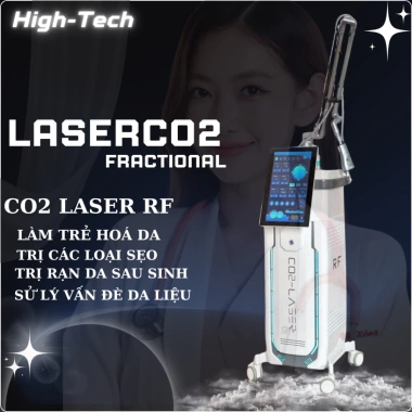 Máy Laser CO2 Fractional Công Nghệ Mới 2.025 - Đánh tan nám, trẻ da, Giá ưu đãi 98,5 triệu