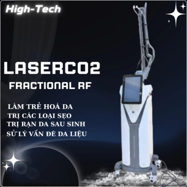 Máy Laser CO2 Fractional RF 112.8 Triệu - Giảm còn 88.2 Triệu, công nghệ siêu nhỏ giọt, điều trị da hiệu quả