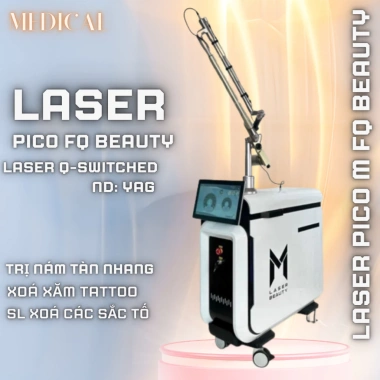 Máy Laser Pico M FQ Beauty Xóa Xăm Trục Khuỷu, Xóa Nám, Tàn Nhang - Giá ưu đãi 88.6 triệu