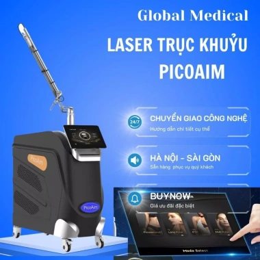 Máy laser PicoAmi nhập khẩu - Xoá xăm, trục khuỷu, nám, giá ưu đãi 98 triệu