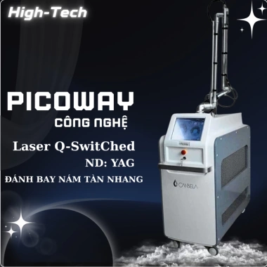 Máy laser Picoway trục khuỷu xóa xăm - Sản xuất Bắc Kinh, Giá ưu đãi 44,8 triệu