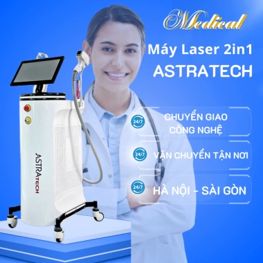 Máy laser triệt lông & xóa xăm Astra Tech – 1.064nm, hiệu quả, giảm giá 45,8 triệu