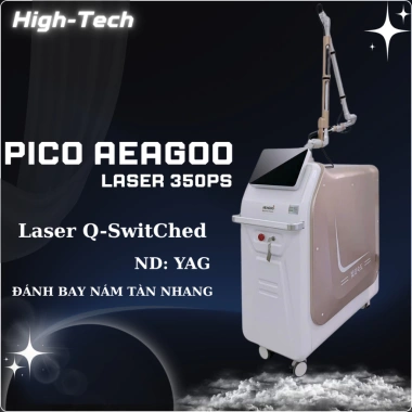 Máy Laser xoá xăm và trị ám AEAGOO Pico - Xóa nám tàn, tan nhang, trẻ hoá, giá ưu đãi 87,5 triệu