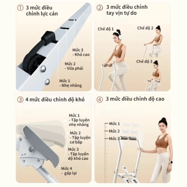 Máy leo bậc nhà gấp gọn, leo núi, chạy bộ LED thông minh – chỉ 1,09 triệu 2